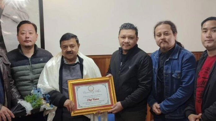 Sikkim artists' union announces Minister GT Dhungel as chief patron for 12th foundation day