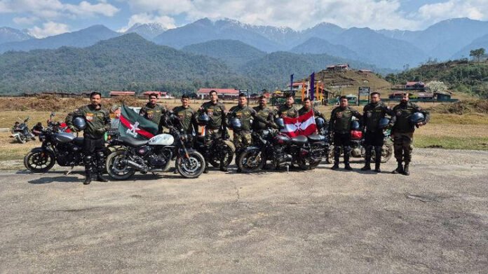 Nagaland: Second leg of 'Shaurya Yatra' flagged off from Rangapahar, continues journey to Gujarat