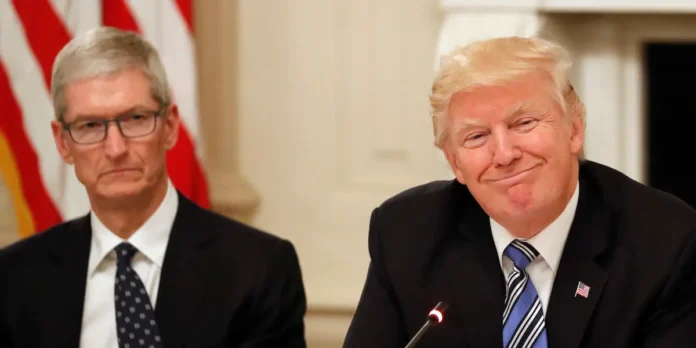 Trump Apple foreign iPhones tariff statement