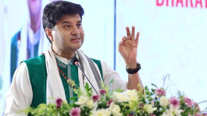 Jyotiraditya Scindia addresses media on Arunachal growth investment