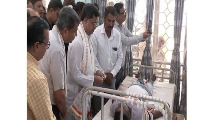 Tripura CM with other officials