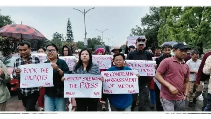 Manipur Citizens Protest Against Army Action People in Manipur protesting after Army operation in civilian area