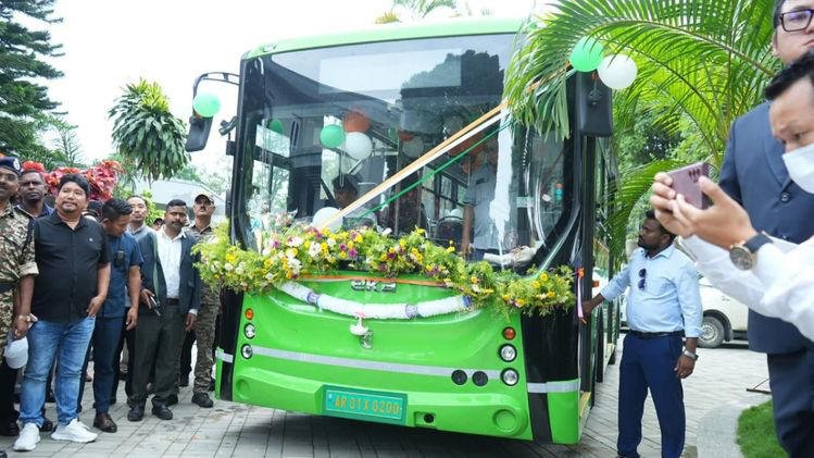 Arunachal CM flags off electric buses on World Environment Day