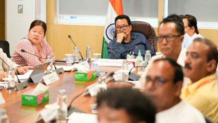 officials in a meeting