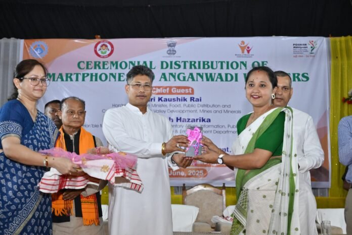 Smartphones for Anganwadi workers