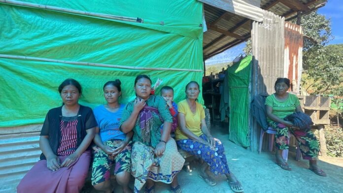 Mizoram officials setting up biometric equipment for Myanmar refugee registration