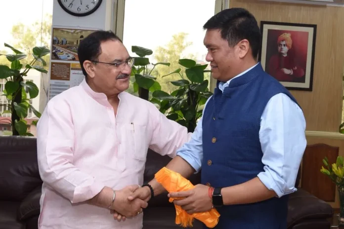 khandu and jp nadda