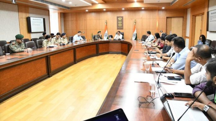 Assam government and Indian Army officials in a meeting to enhance cooperation and youth welfare