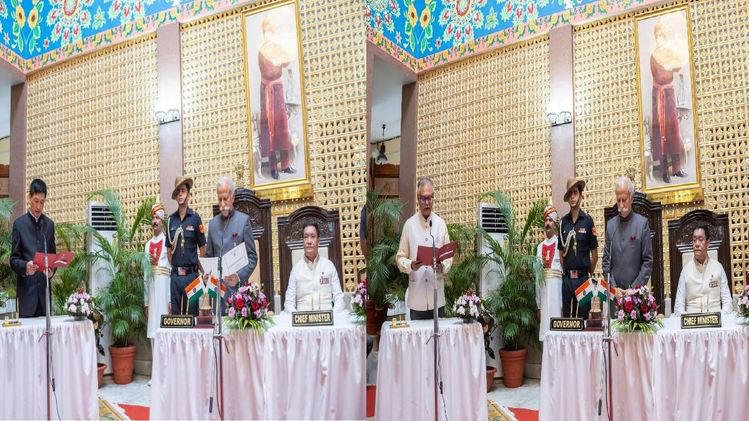 New Arunachal Lokayukta team sworn in at Raj Bhawan, Itanagar