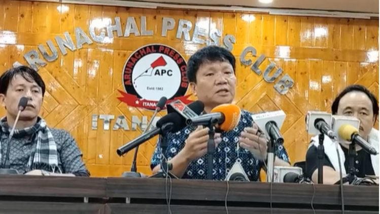 Trade Union Federation members gather in Arunachal Pradesh for protest