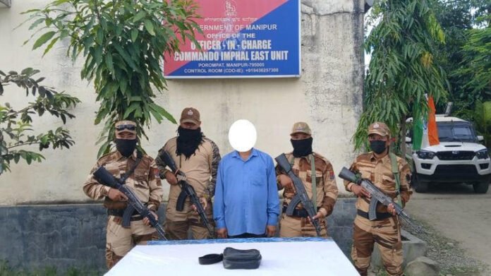 Security forces during Manipur crackdown Security personnel conducting operation in Manipur crackdown