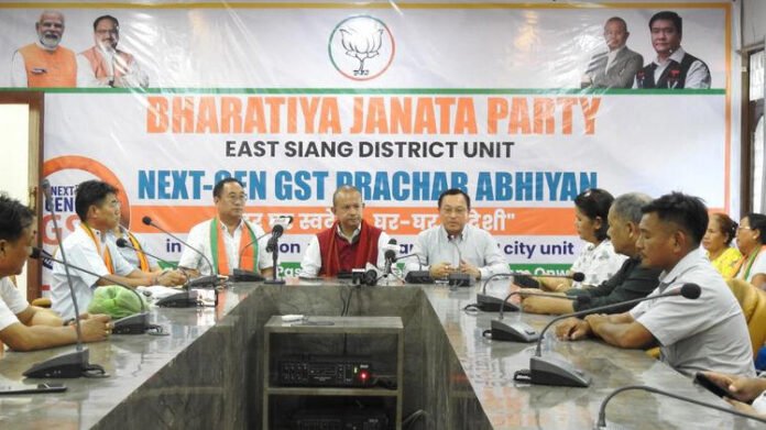 Arunachal BJP launches GST reforms awareness drive in Pasighat market