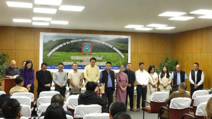 Nagaland employees launch protest over IAS selection, demand restoration of vacancy circular