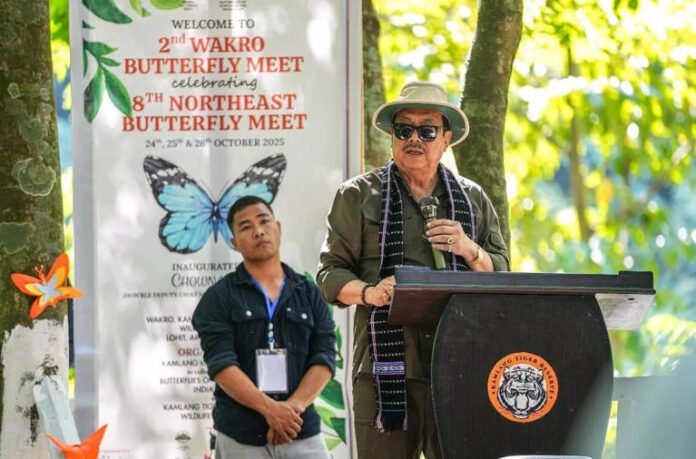 Arunachal deputy CM Chowna Mein lauds butterfly conservation efforts at Wakro meet