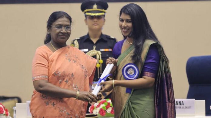 President Droupadi Murmu awards North Tripura for Water Conservation Excellence