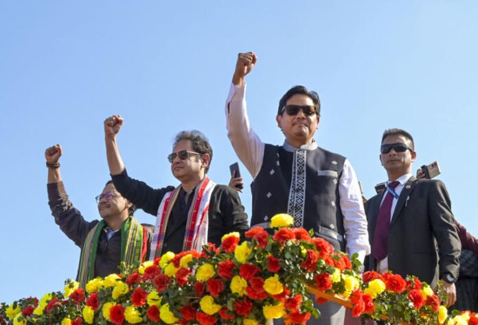 Meghalaya CM, TMP founder pitch for unity among NE regional parties at ‘One North East’ rally
