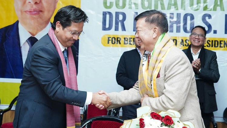 NPP revamps Manipur leadership as Conrad K Sangma welcomes new state chief