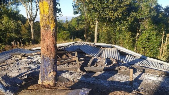 Nagaland: Tuensang church's sacred cabin razed in suspected arson attack
