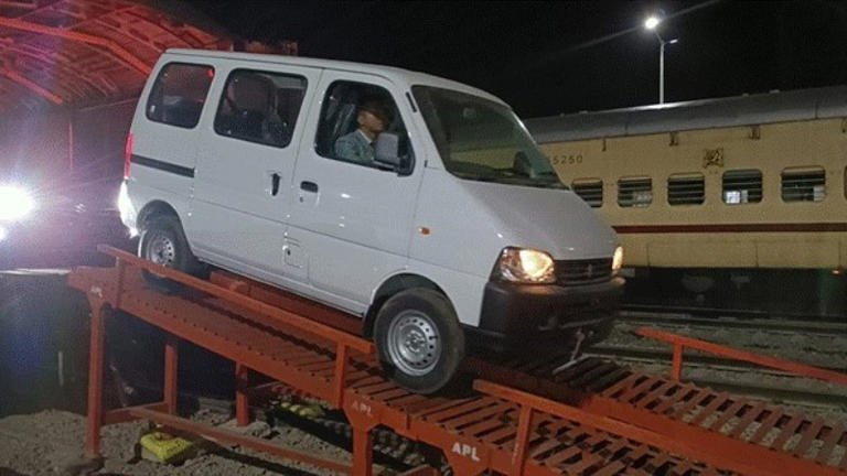 Big Boost for Mizoram: First-ever automobile rake reaches Sairang Railway Station