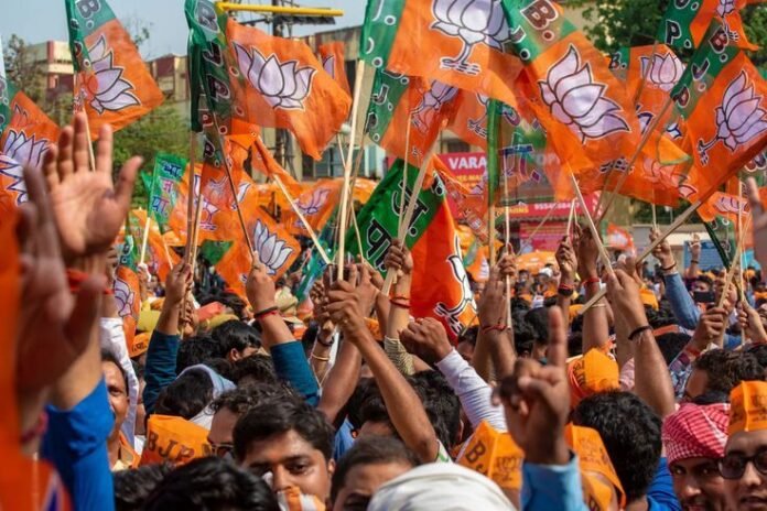 Tripura voters join BJP
