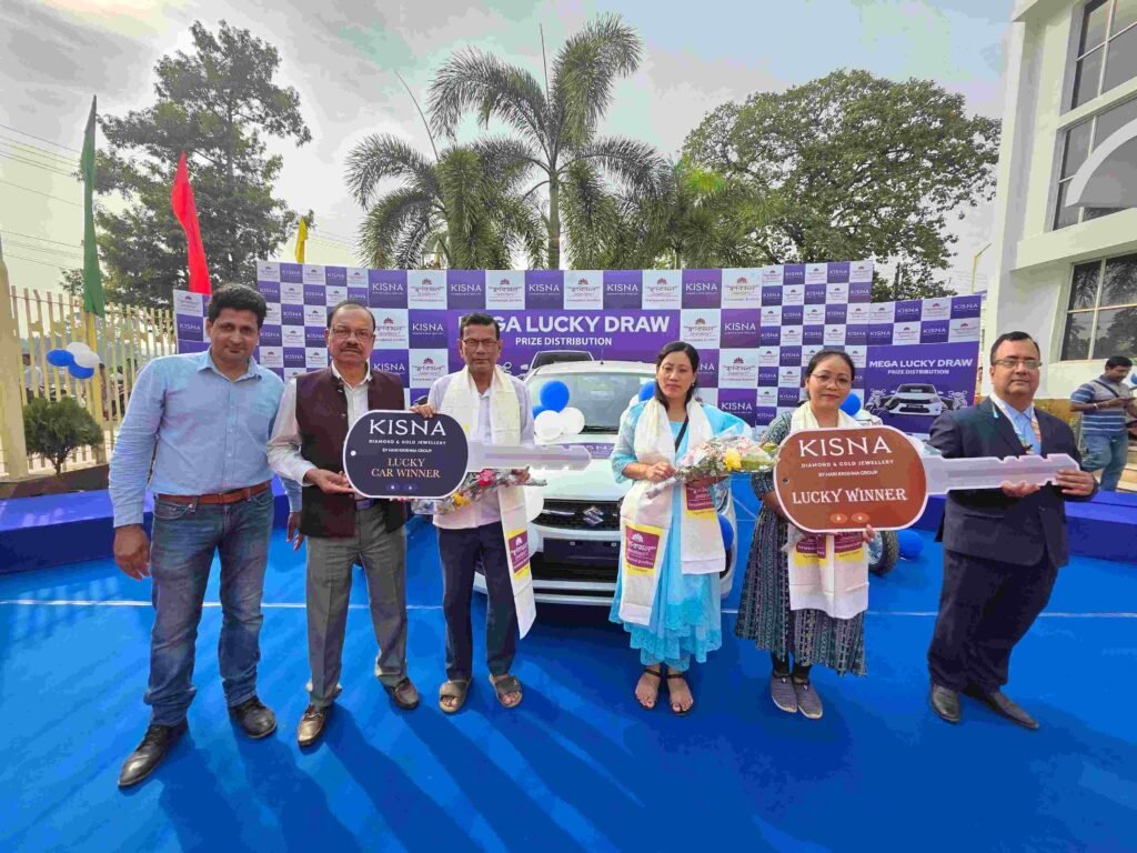 Swarnakamal Jewellers Hands Over Maruti Celerio Car to Mega Lucky Draw Winner in Agartala