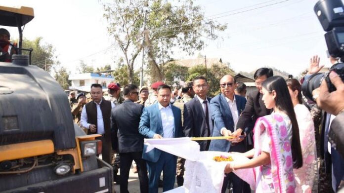 Manipur CM assures safe travel for Kuki-Zo community during NH-137A road project flag-off