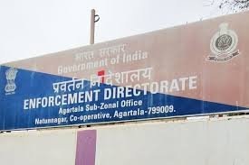 ED Seizes Assets Tripura Cannabis Case ED officials inspecting seized assets worth ₹2.21 crore in Tripura ganja trafficking case