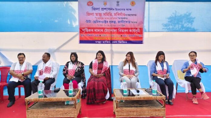 Tata Semiconductor project distributes nutritious food baskets to TB patients in Assam's Morigaon