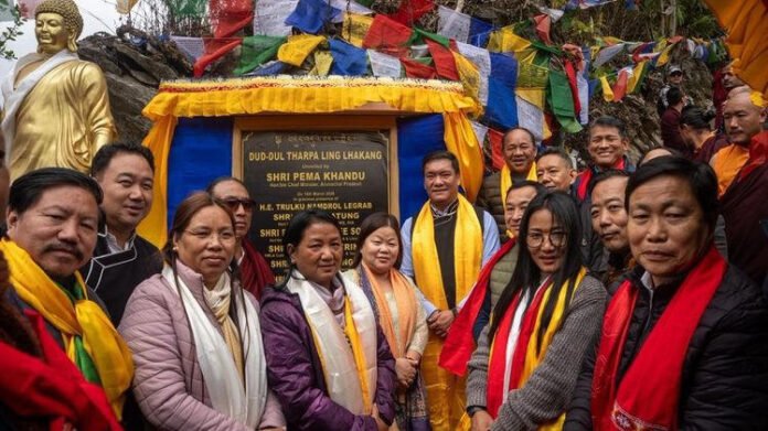 Pema Khandu inaugurates Dud-Dul Tharpa Ling Lhakang at Arunachal Pradesh's Jamiri