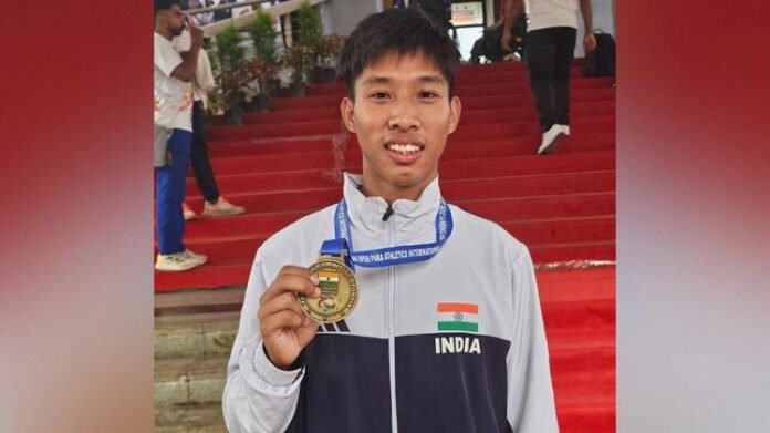 Arunachal CM congratulates Tingong Wangpan for Gold Medal and National Record at Para Athletics Championships