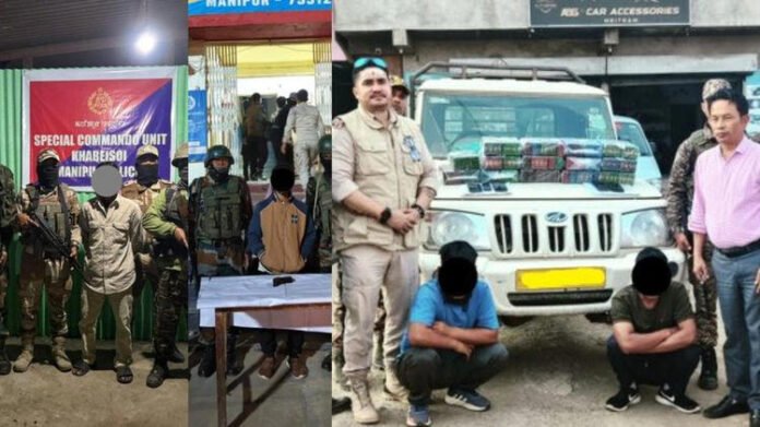 Manipur police net insurgents, seize arms and heroin in statewide operations