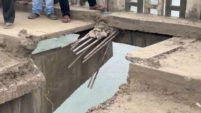 Gammon Dolong bridge collapse halts NH-37 traffic in Upper Assam