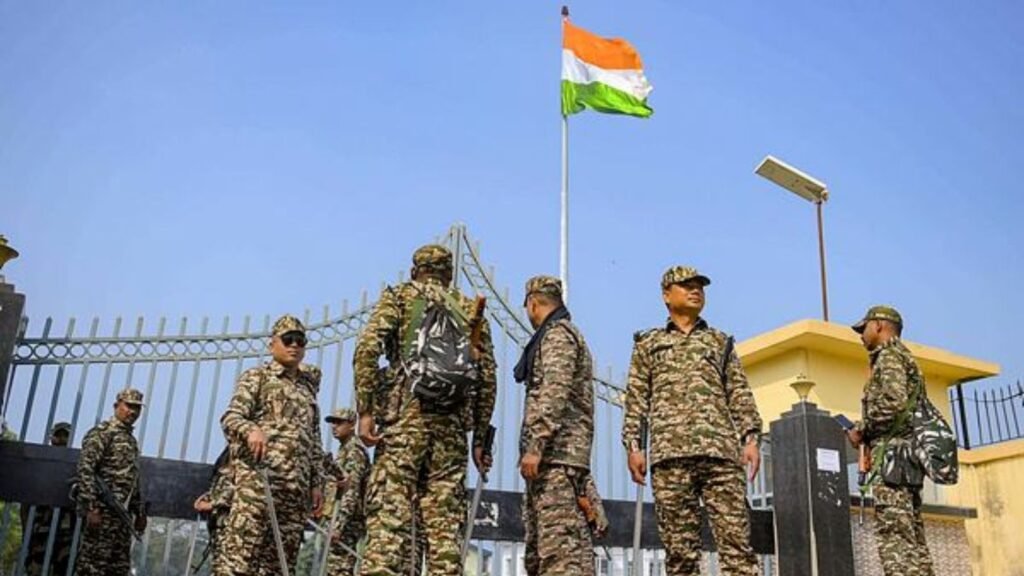 BSF and Tripura police conducting joint patrols under Tripura border security patrols initiative