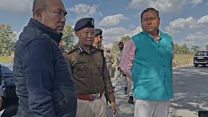 Manipur CM Visit to Senapati District Manipur CM Senapati visit through NH-2 amid ongoing tensions since 2023 violence
