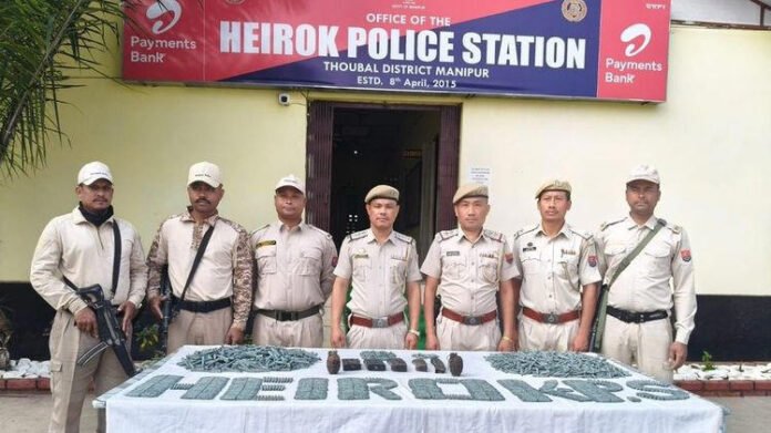 Security forces recover grenades, ammunition in Manipur's Thoubal district