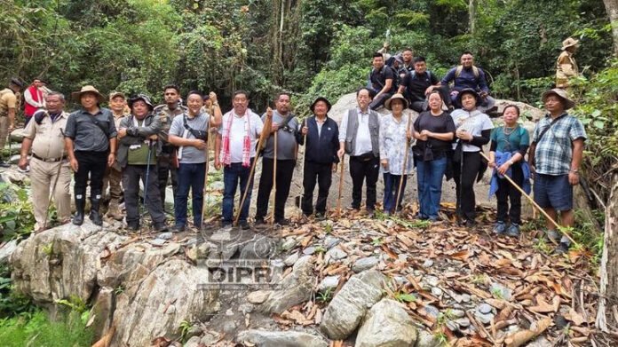 Nagaland CM's delegation visits Lower Tizu to review development projects