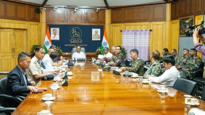 Manipur CM chairs Unified Command meet after deadly unrest in Bishnupur