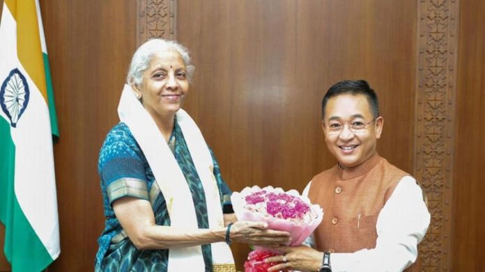 Sikkim CM meets Finance Minister, secures Rs 820 crore assistance