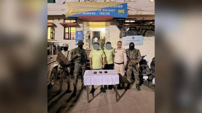 Two suspects held in Manipur's Churachandpur for alleged role in firing on RAF personnel