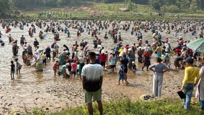 ‘Hulao Mara Festival' celebrated with traditional community fishing in Meghalaya's Marngar