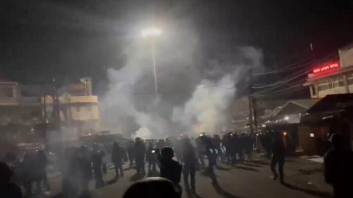 Tear gas fired as torch rally turns tense in Manipur's Imphal East