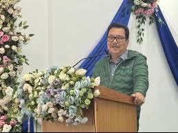 Members of Rengma Students Union protesting against assault in Manipur