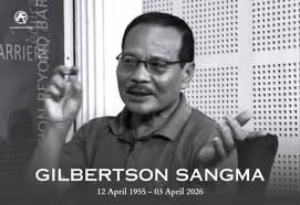 Former Indian footballer Gilbertson Sangma during his playing days