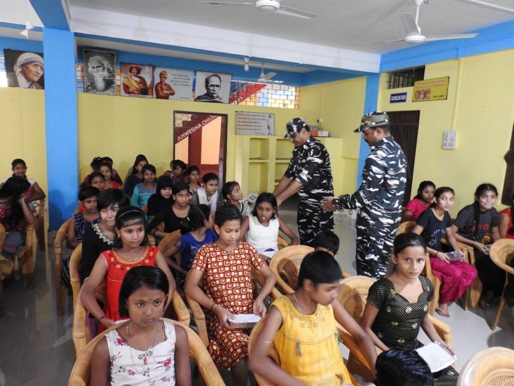 DM Vishal Kumar providing humanitarian aid and housing support to families in Agartala