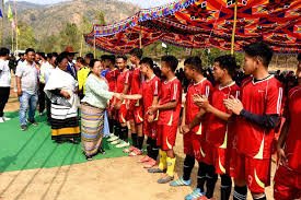 Indigenous group protesting for Sixth Schedule demand in Manipur