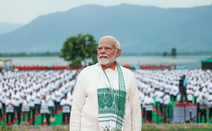 Prime Minister Narendra Modi presenting Assam’s traditional Joha Rice during international diplomatic engagement