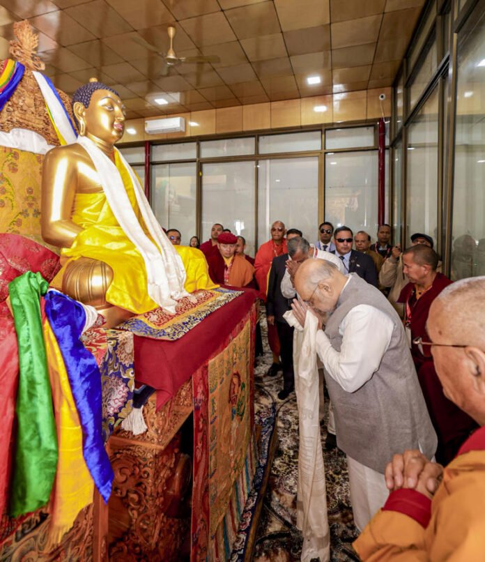 Amit Shah inaugurates exposition of holy Buddha relics in Leh