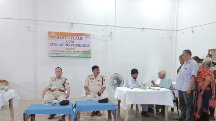 Tripura State Rifles holds health camp, civic programme for villagers