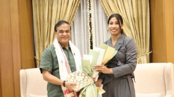Assam CM felicitates boxer Lovlina Borgohain on Asian and Commonwealth Games qualification
