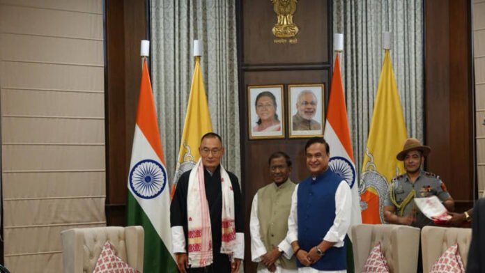 Himanta Biswa Sarma thanks Bhutan PM for visit, vows stronger ties